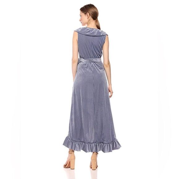 MISA EVE DRESS BLUE - Picture 2 of 10